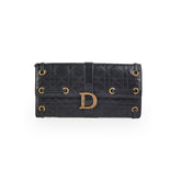 Christian Dior Black Long Clutch Wallet